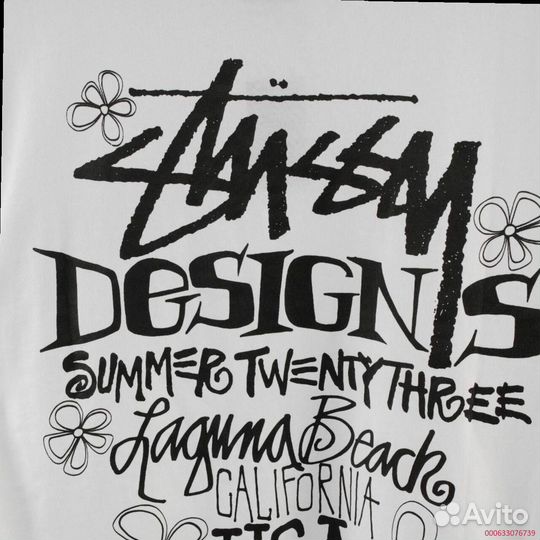 Футболка Stussy оверсайз