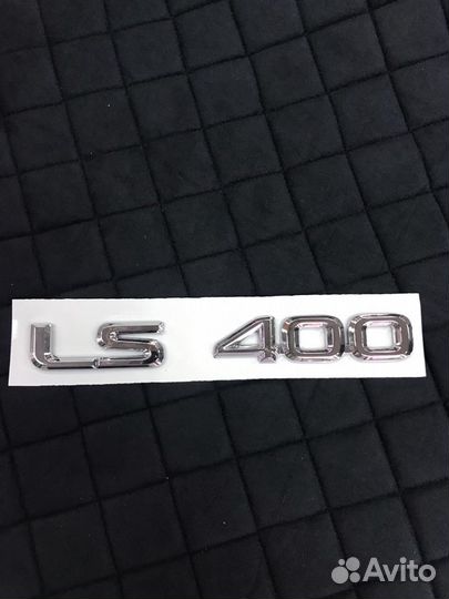 Надпись LS 400 для Lexus