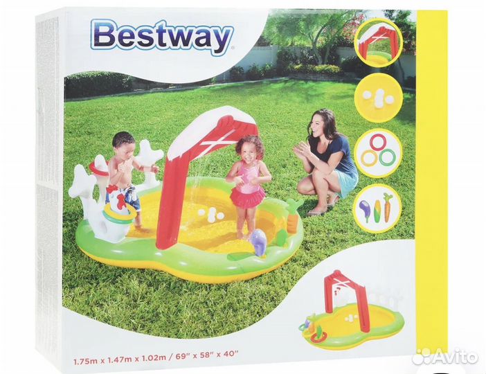 Детский надувной бассейн