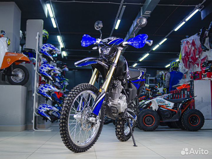 Мотоцикл эндуро ataki S004 300 4T 21 18 синий