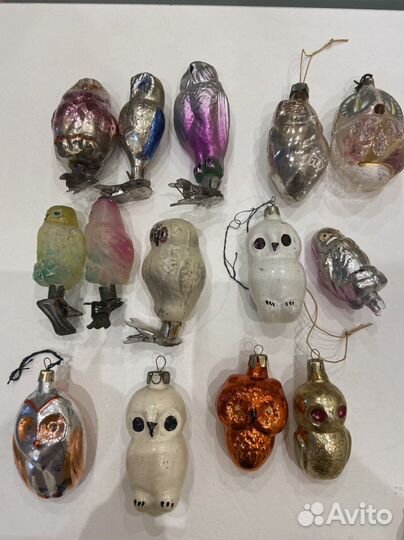 Елочные игрушки советские