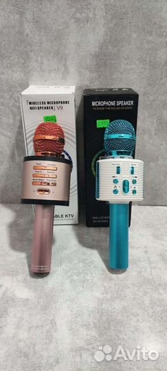 Колонка микрофон блютуз радио юсби аккум