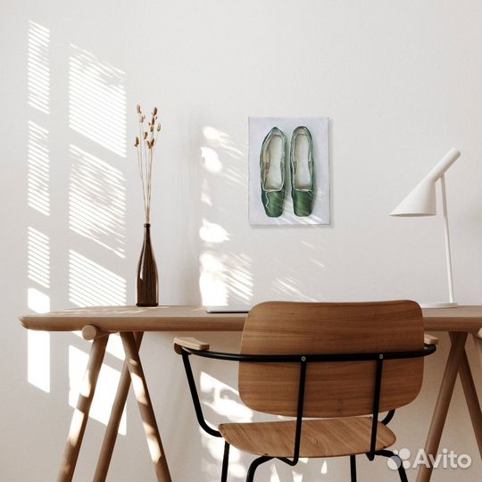 Картина маслом авторская «Балеиные туфли»