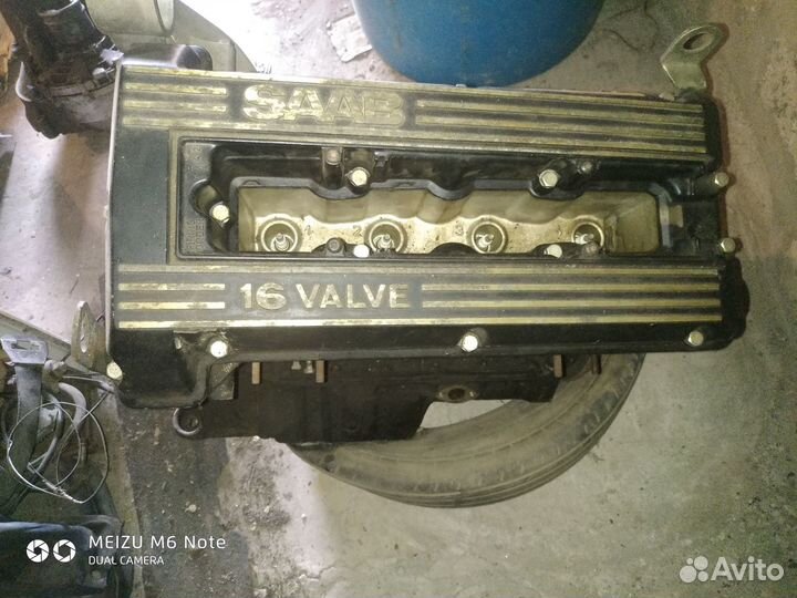 Двигатель и кап saab9000 2.0
