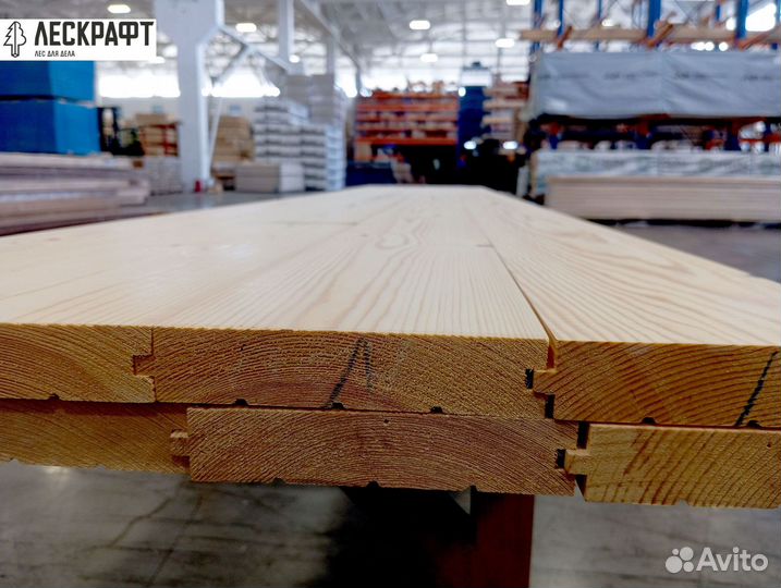 Доска пола 35*145*3000 мм сорт C сосна (3 шт.)