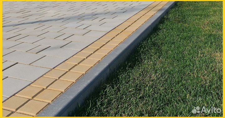 Бордюр тротуарный садовый дорожный