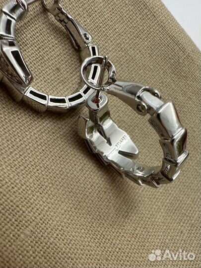 Сеьги и кольцо bvlgari