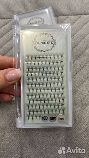 Готовые пучки для наращивания ресниц Ginnie Eye