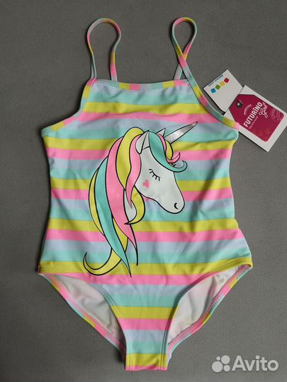 Купальник слитный для девочки