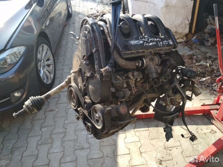 Мотор в сборе Партнер / Берлинго 1.9д 2004