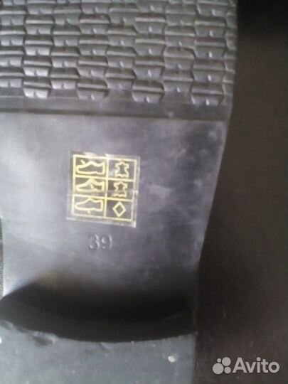 Кожаные туфли размер 39