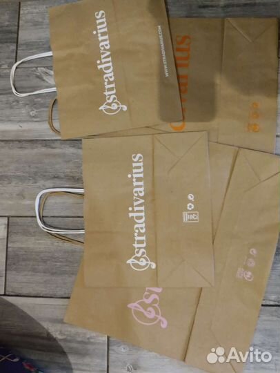 Бумажные экопакеты с ручками и без ручек