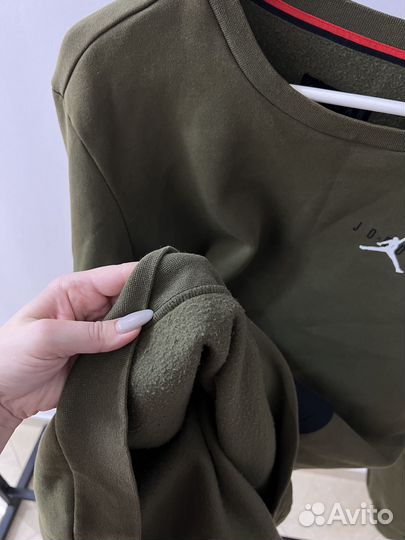 Свитшот мужской унисекс Nike Jordan хаки