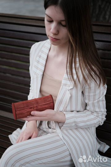 Футляр для очков из дерева, очешник