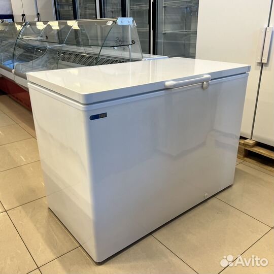 Морозильный ларь 400л с глухой крышкой