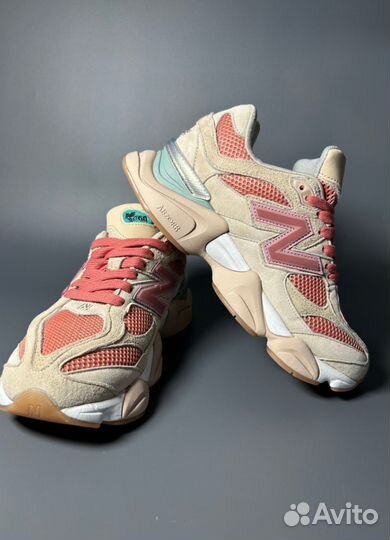 Кроссовки New Balance 9060 Cookie Pink Люкс