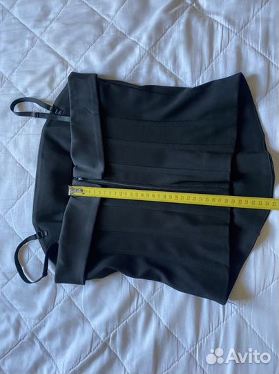 Корсетный топ черный