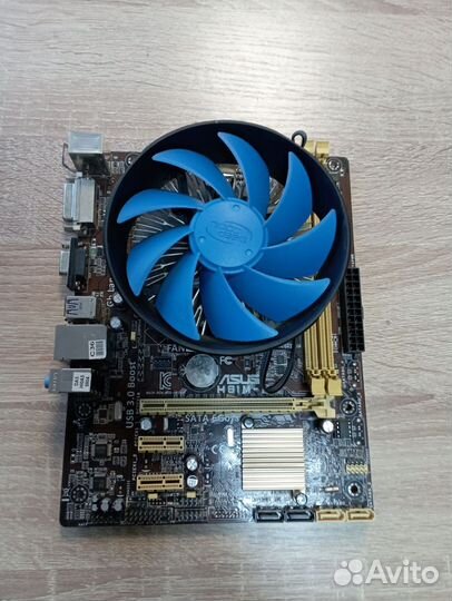 Материнская плата 1150 + процессор + кулер