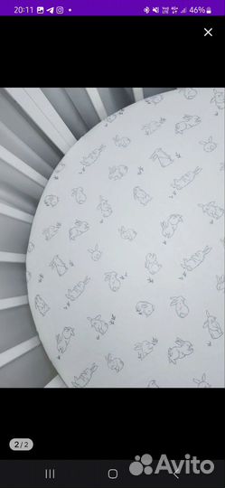 Простынь на резинке и чехол на матрас