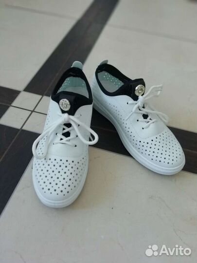 Кожаные туфли, обувь для сменки, слипоны