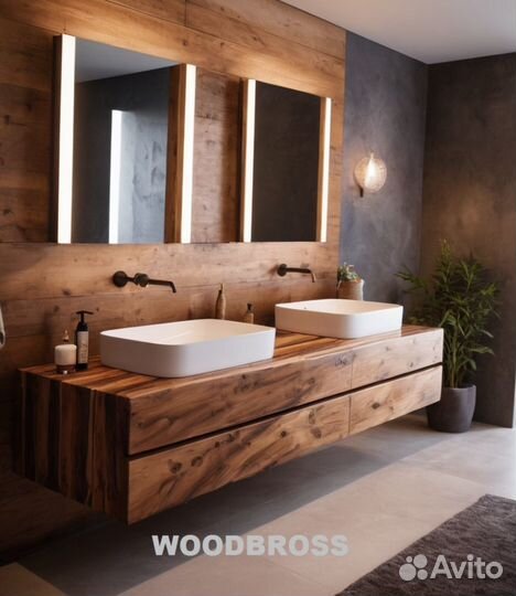 Стол из Эпоксидной смолы и массива дерева от произ