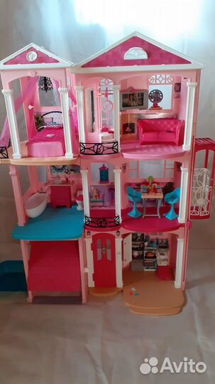 Barbie дом коттедж лифт д/кукол 3 эт.ориг.Mattel