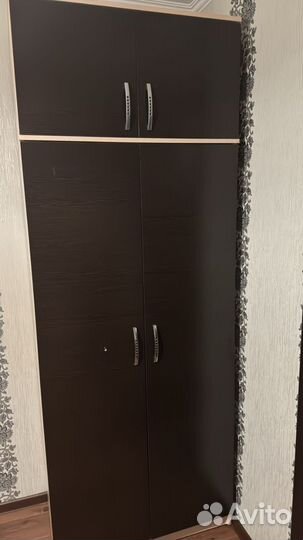 Шкаф двухстворчатый с антресолью