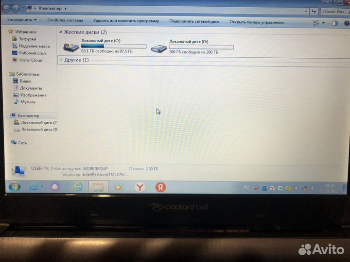 Packard Bell Нетбук
