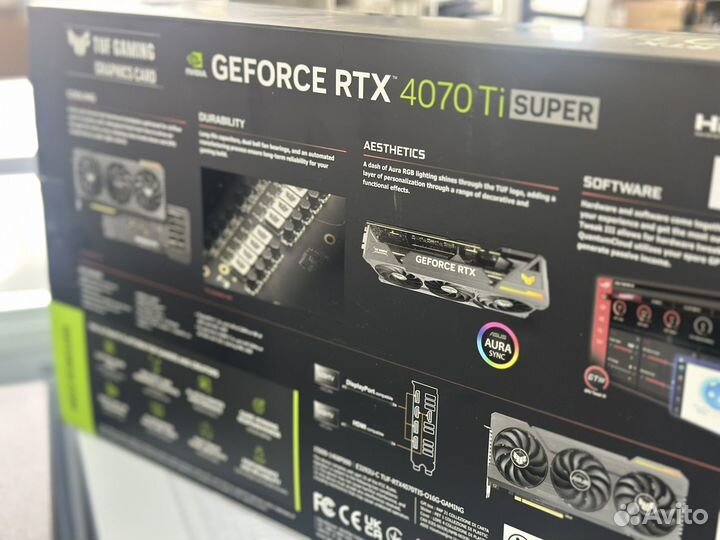 Видеокарта Новая Rtx 4070 ti super 16Gb TUF Asus