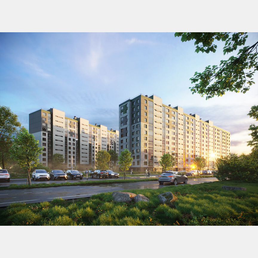 2-к. квартира, 57 м², 9/12 эт.