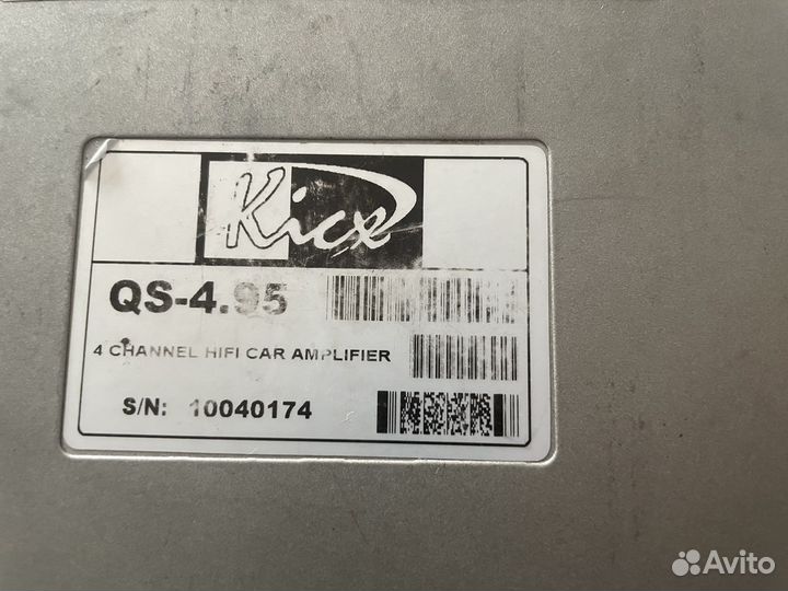 Сабвуфер и усилитель в автомобиль