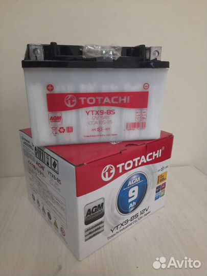 Аккумуляторная батарея totachi AGM 7 а/ч ytx7a-BS