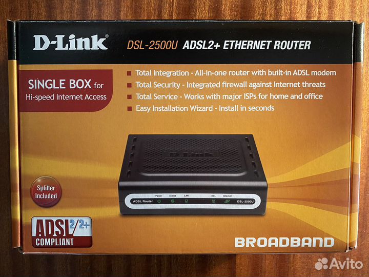 Маршрутизатор DSL-2500U