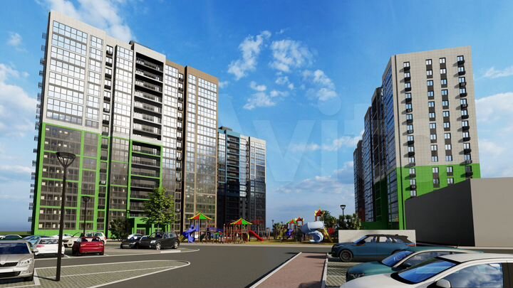 2-к. квартира, 52,4 м², 16/16 эт.