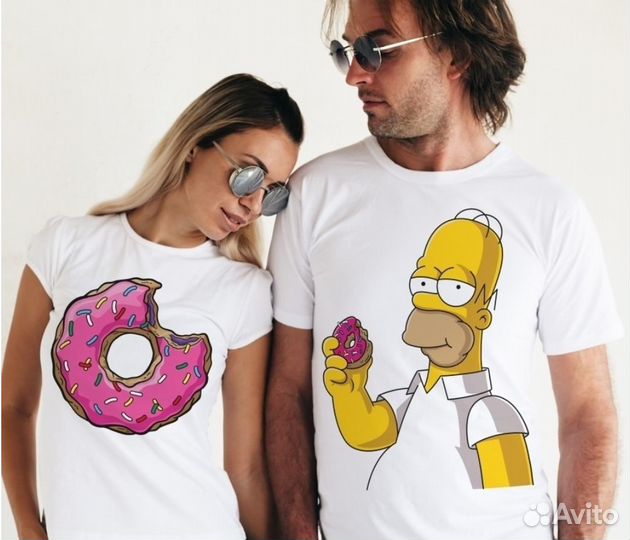 Футболки для пары с рисунком