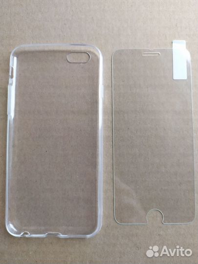 Iphone6 / Чехол + защитное стекло. Новые