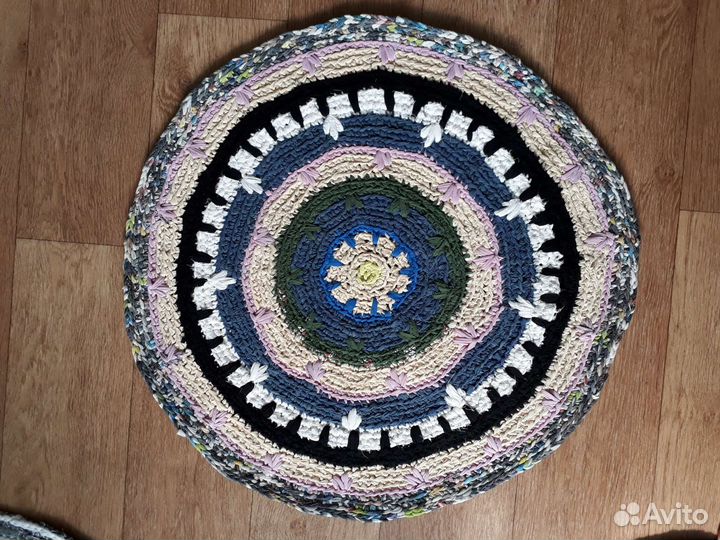 Коврик ручная работа. Винтаж. Текстиль