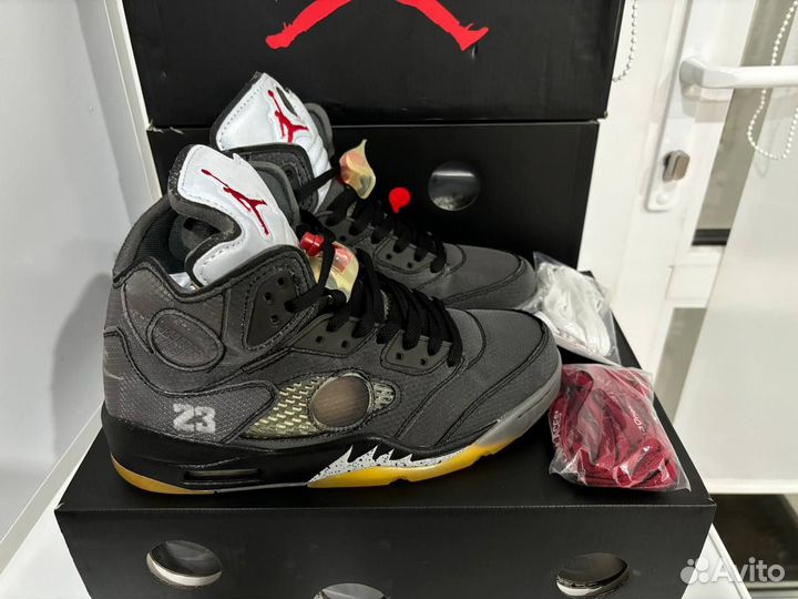 Кроссовки Nike Air Jordan 5 Retro Off-White