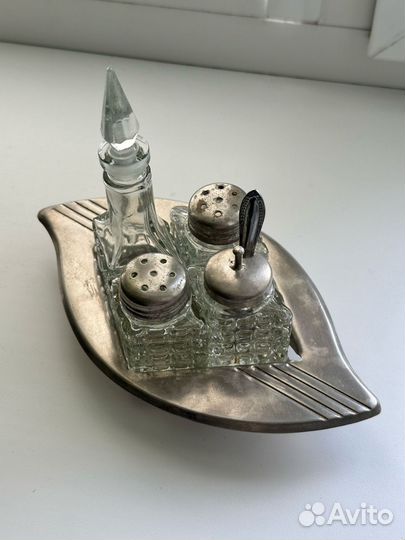 Набор для специй СССР стекло