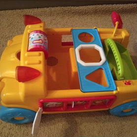 Развивающий автомобиль Fisher price, автобус