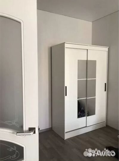 Шкаф купе Элегант 1 Белый 1,26 м