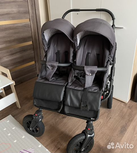 Коляска для двойни mikado tween delux 3 в 1