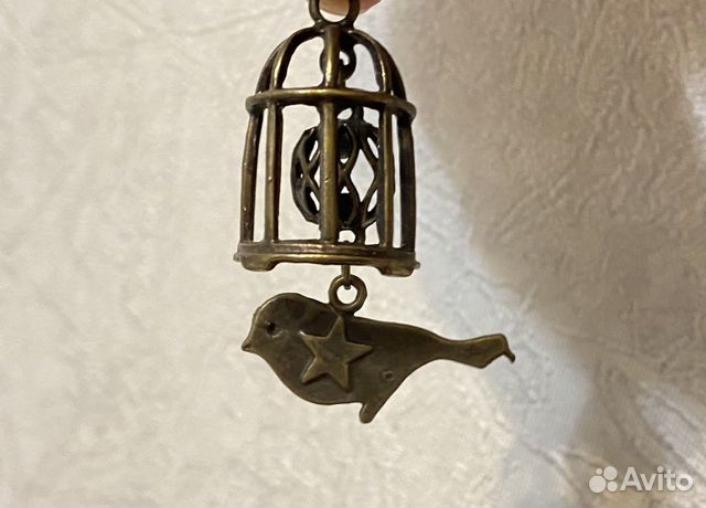 Кулон «Птица в клетке»
