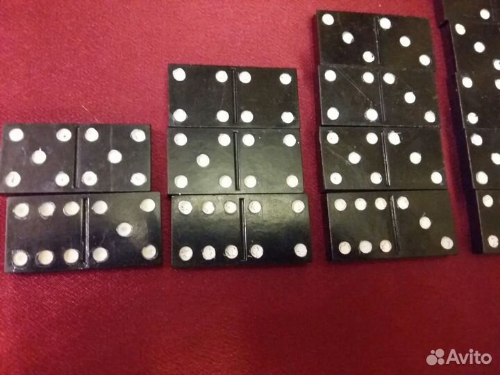 Домино и карточки лото б/у поштучно
