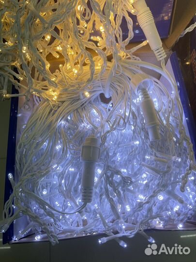 Гирлянда бахрома уличная 12,25,50м