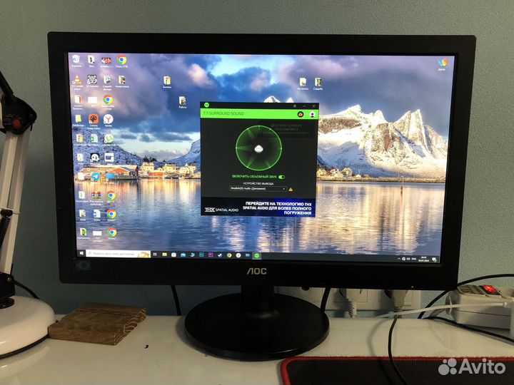 Монитор AOC 19.5' черный