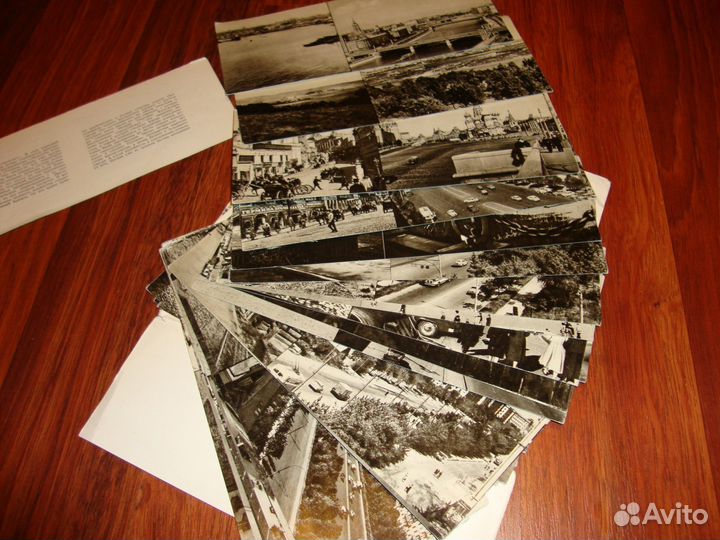 Набор открыток фото Москва старая и Москва новая