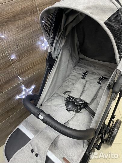Коляска Baballo 2023 серая
