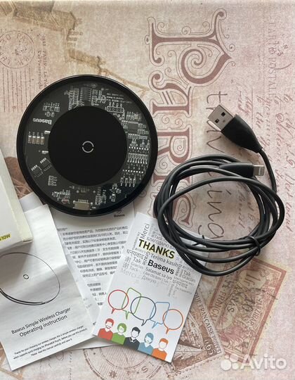 Беспроводное зарядное устройство Baseus Simple