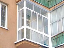 Остекление балконов и лоджий, отделка